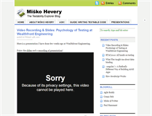 Tablet Screenshot of misko.hevery.com